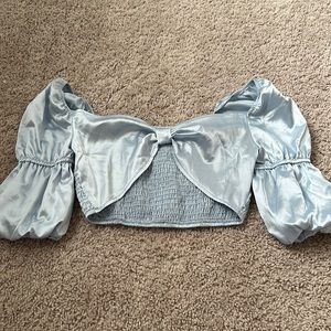 SHEIN: Silk Blouse Top